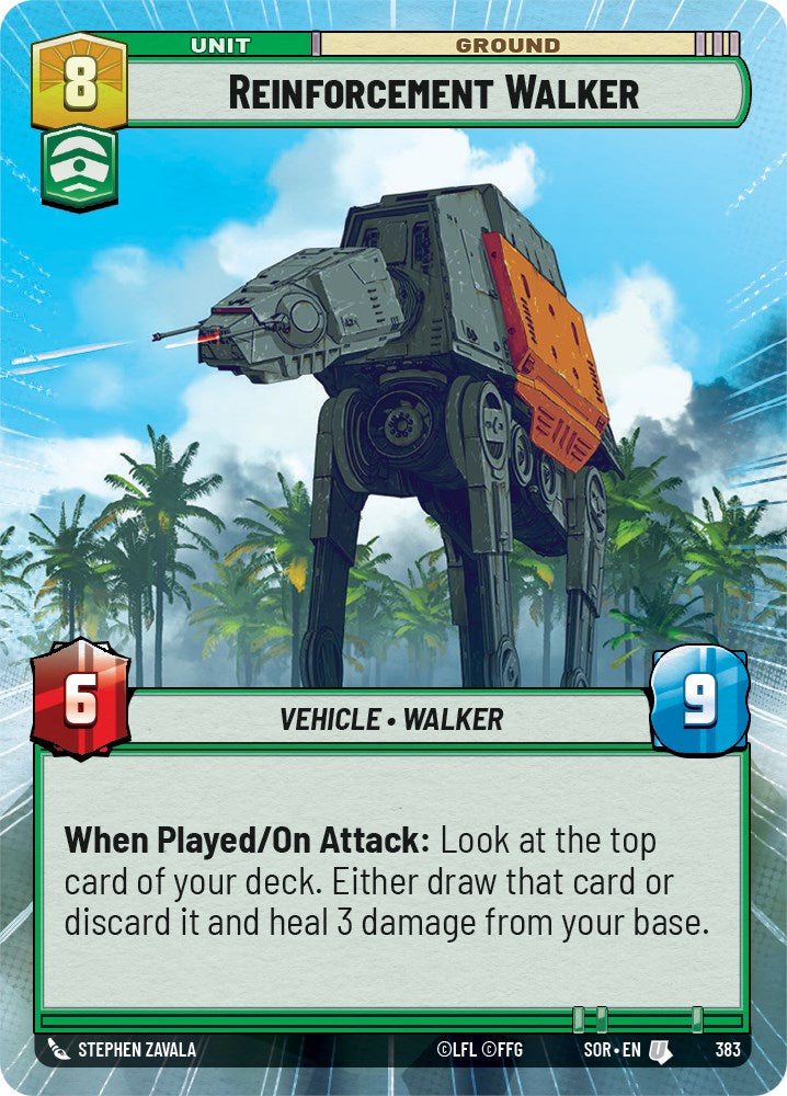 Reinforcement Walker (Hyperspace) (383) - Spark of Rebellion Foil