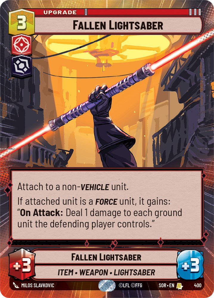 Fallen Lightsaber (Hyperspace) (400) - Spark of Rebellion