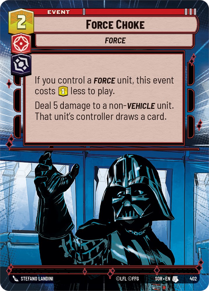 Force Choke (Hyperspace) (402) - Spark of Rebellion