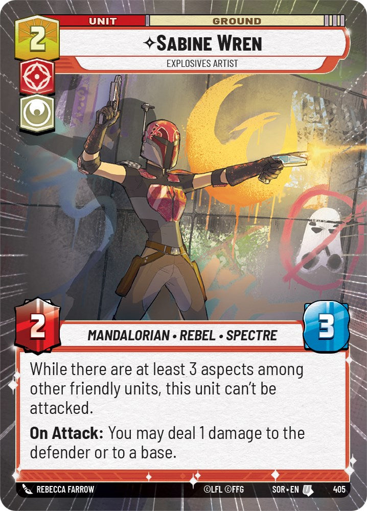 Sabine Wren - Explosives Artist (Hyperspace) (405) - Spark of Rebellion
