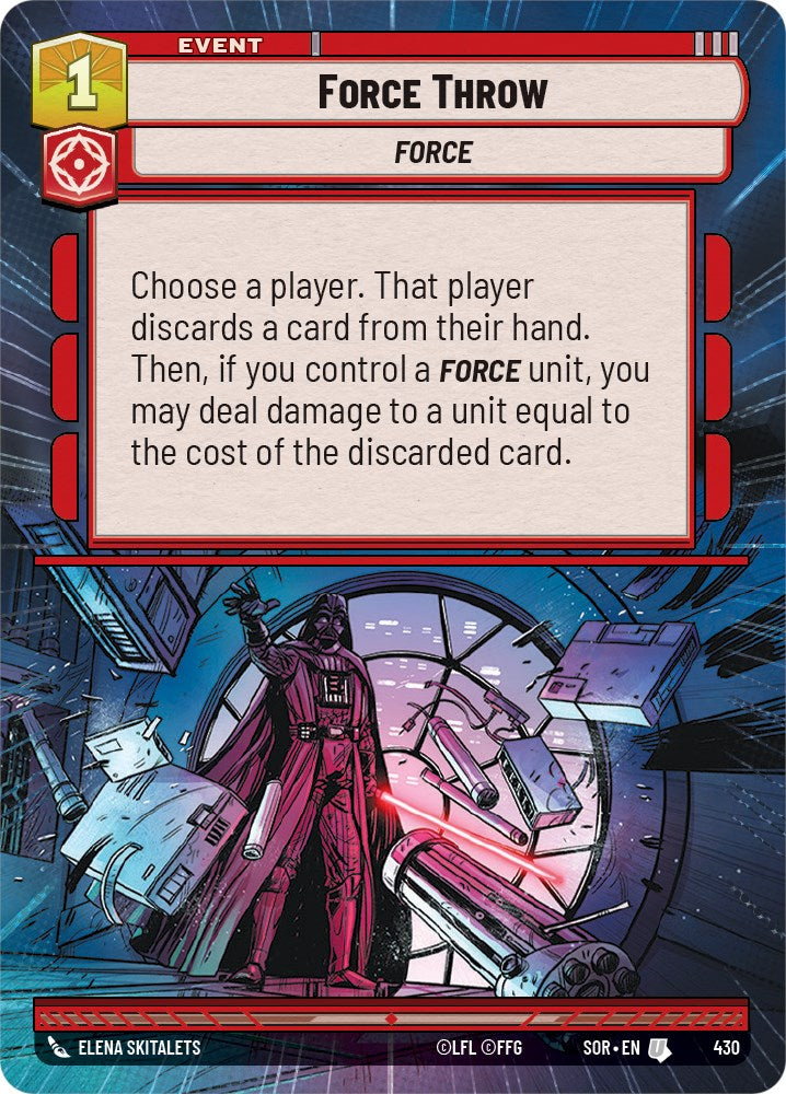 Force Throw (Hyperspace) (430) - Spark of Rebellion