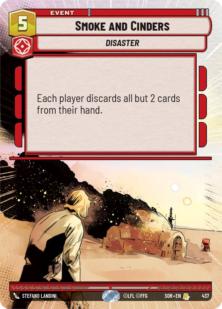 Smoke and Cinders (Hyperspace) (437) - Spark of Rebellion Foil