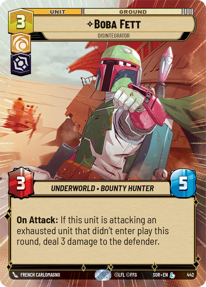 Boba Fett - Disintegrator (Hyperspace) (442) - Spark of Rebellion
