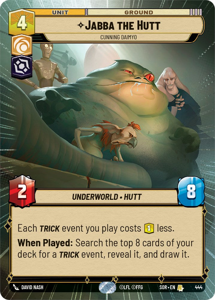 Jabba the Hutt - Cunning Daimyo (Hyperspace) (444) - Spark of Rebellion