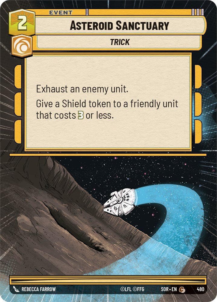 Asteroid Sanctuary (Hyperspace) (480) - Spark of Rebellion Foil
