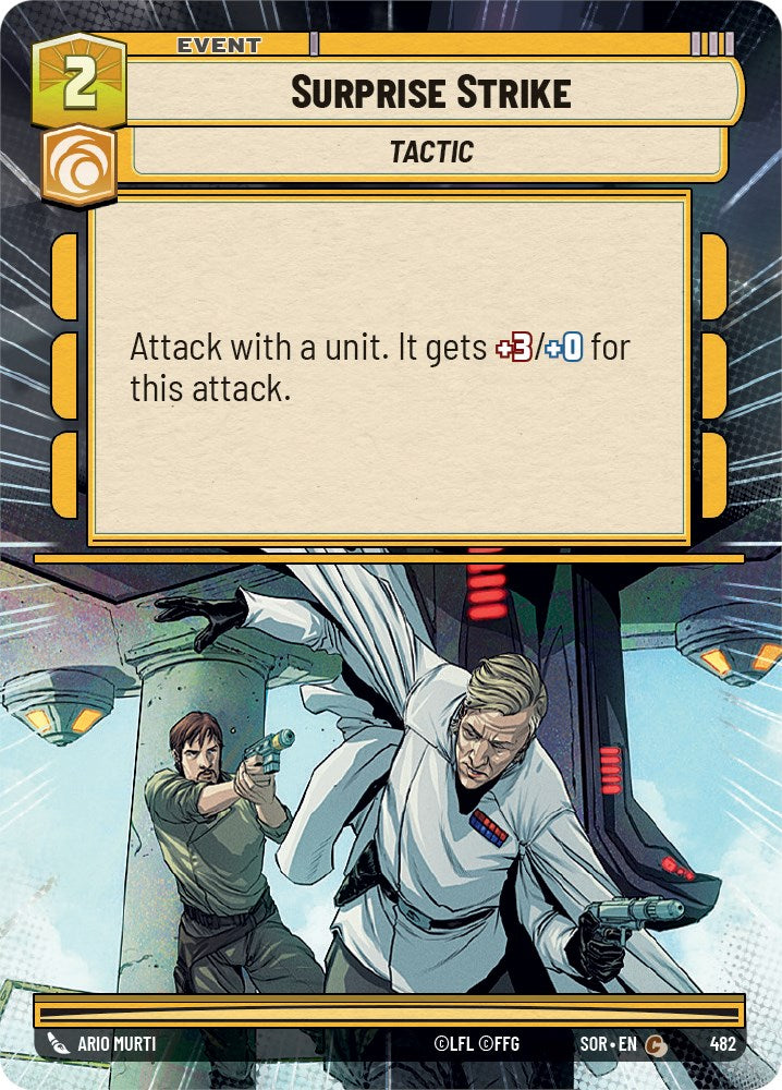 Surprise Strike (Hyperspace) (482) - Spark of Rebellion Foil
