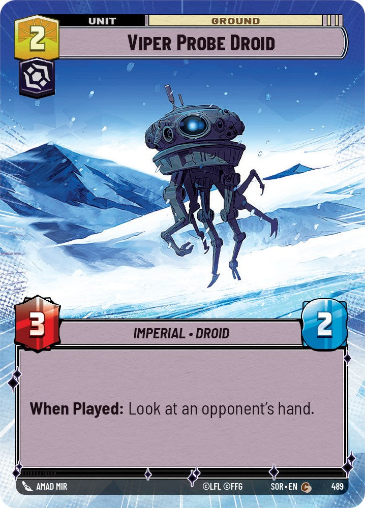 Viper Probe Droid (Hyperspace) (489) - Spark of Rebellion Foil