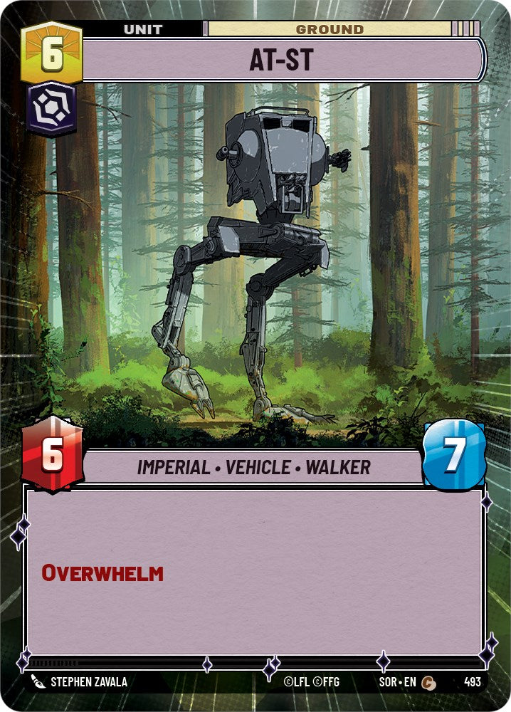 AT-ST (Hyperspace) (493) - Spark of Rebellion Foil