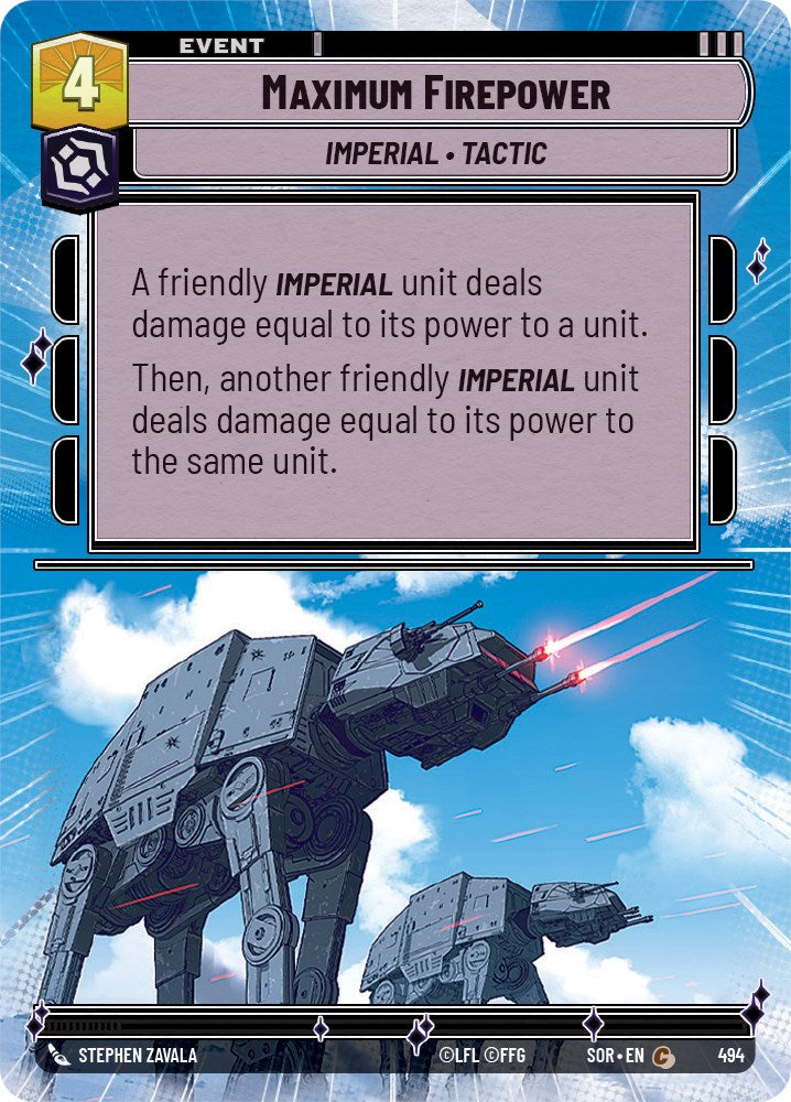 Maximum Firepower (Hyperspace) (494) - Spark of Rebellion