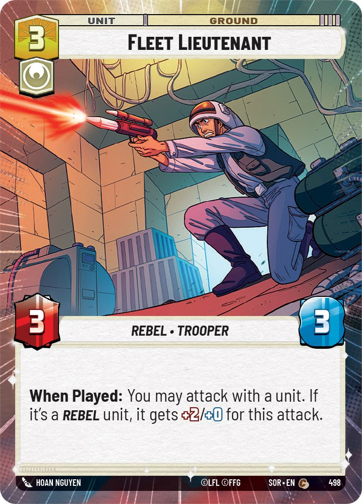 Fleet Lieutenant (Hyperspace) (498) - Spark of Rebellion Foil