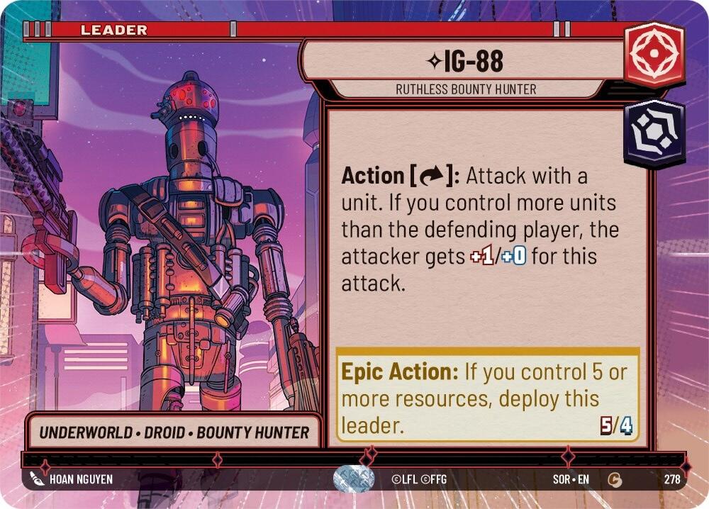 IG-88 - Ruthless Bounty Hunter (Hyperspace) (278) - Spark of Rebellion