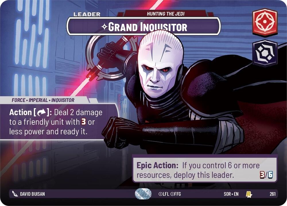 Grand Inquisitor - Hunting the Jedi (Showcase) (261) - Spark of Rebellion Foil