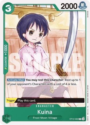 Kuina (ST12-002) - Starter Deck 12: Zoro and Sanji