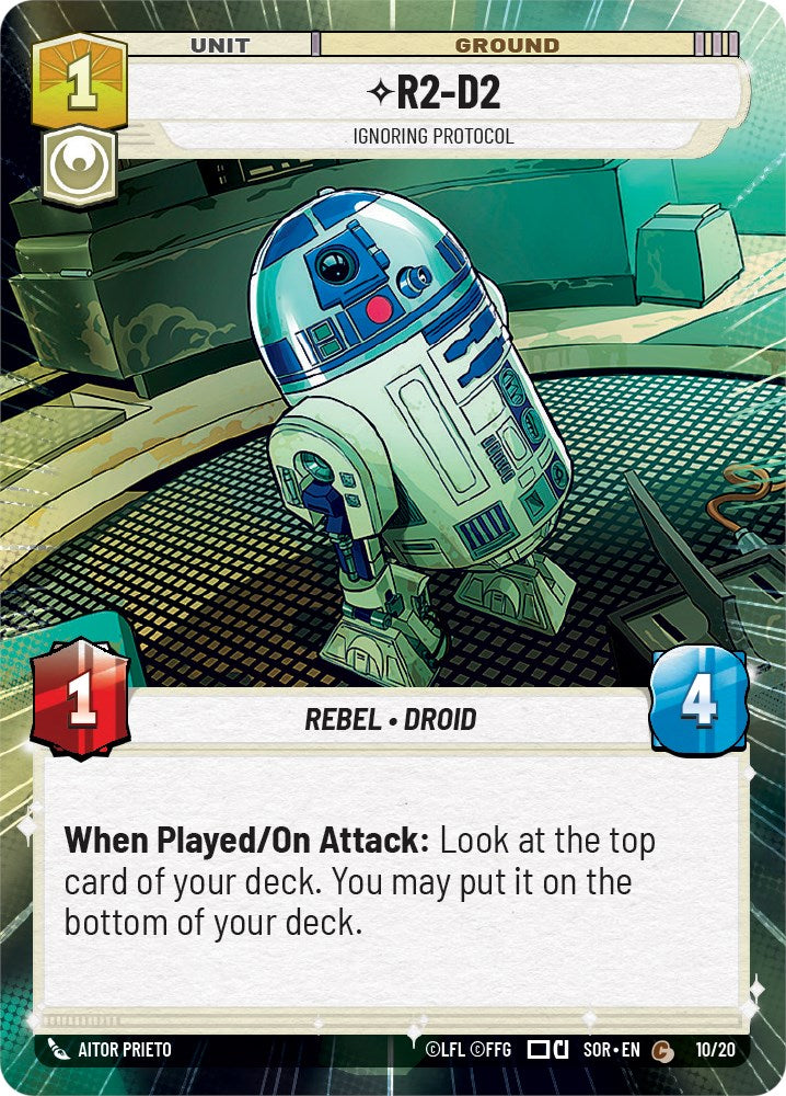 R2-D2 - Ignoring Protocol (Hyperspace) (10/20) - Spark of Rebellion Weekly Play Promos