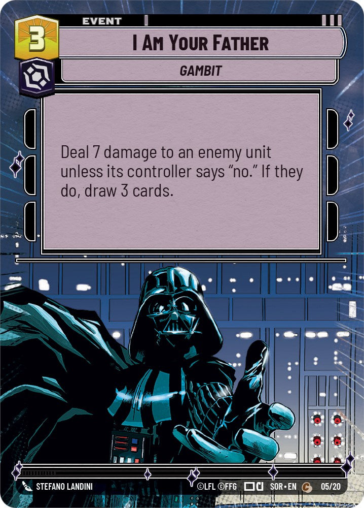 I Am Your Father (Hyperspace) (05/20) - Spark of Rebellion Weekly Play Promos