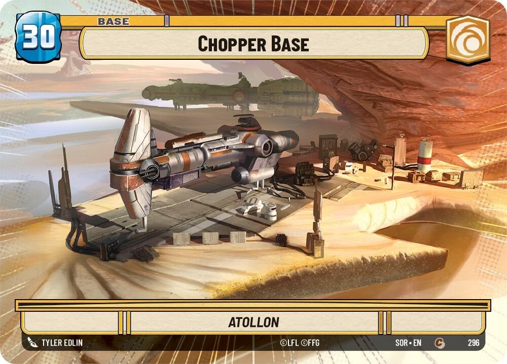 Chopper Base // Shield (Hyperspace) (296 // T04) - Spark of Rebellion