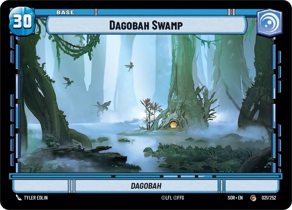 Dagobah Swamp // Shield (21 // T02) - Spark of Rebellion