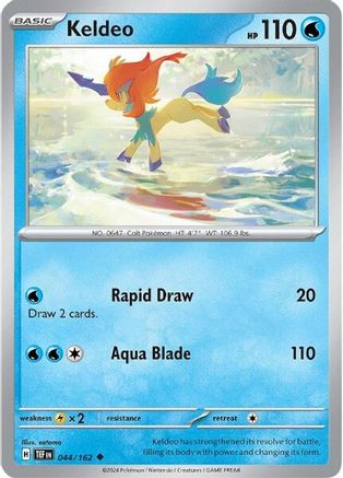 Keldeo 044/162 - SV05 Temporal Forces Reverse Holofoil