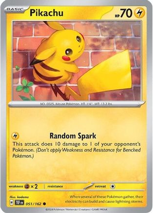 Pikachu 051/162 - SV05 Temporal Forces