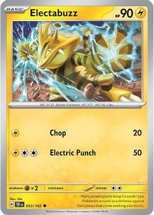 Electabuzz 053/162 - SV05 Temporal Forces Reverse Holofoil