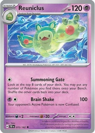 Reuniclus 072/162 - SV05 Temporal Forces