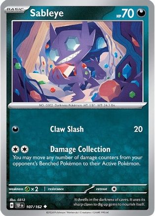 Sableye 107/162 - SV05 Temporal Forces
