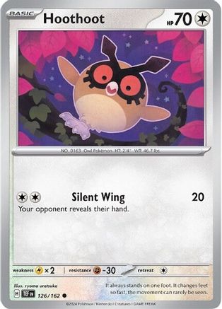 Hoothoot 126/162 - SV05 Temporal Forces