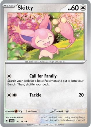 Skitty 130/162 - SV05 Temporal Forces