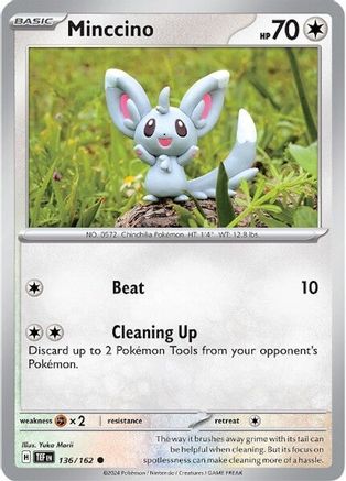 Minccino 136/162 - SV05 Temporal Forces Reverse Holofoil