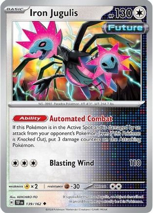 Iron Jugulis 139/162 - SV05 Temporal Forces Reverse Holofoil