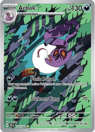 Arbok 176/162 - SV05 Temporal Forces Holofoil