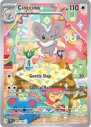 Cinccino 183/162 - SV05 Temporal Forces Holofoil