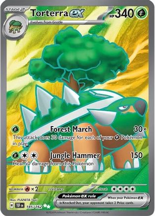 Torterra ex 185/162 - SV05 Temporal Forces Holofoil