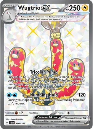 Wugtrio ex 190/162 - SV05 Temporal Forces Holofoil