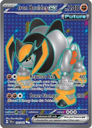 Iron Boulder ex 192/162 - SV05 Temporal Forces Holofoil