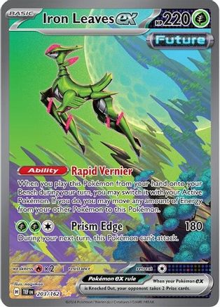 Iron Leaves ex 203/162 - SV05 Temporal Forces Holofoil