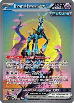 Iron Crown ex 206/162 - SV05 Temporal Forces Holofoil