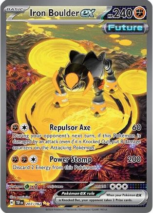 Iron Boulder ex 207/162 - SV05 Temporal Forces Holofoil