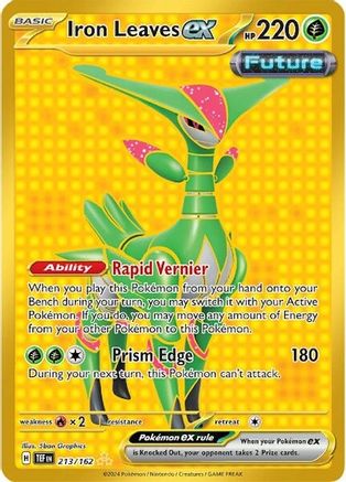 Iron Leaves ex 213/162 - SV05 Temporal Forces Holofoil