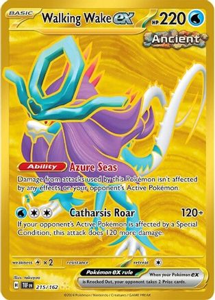 Walking Wake ex 215/162 - SV05 Temporal Forces Holofoil