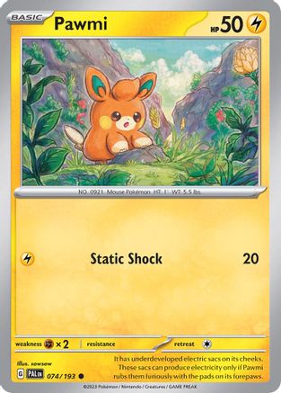 Pawmi (Cosmo Foil) 074/193 - Miscellaneous Cards & Products Holofoil
