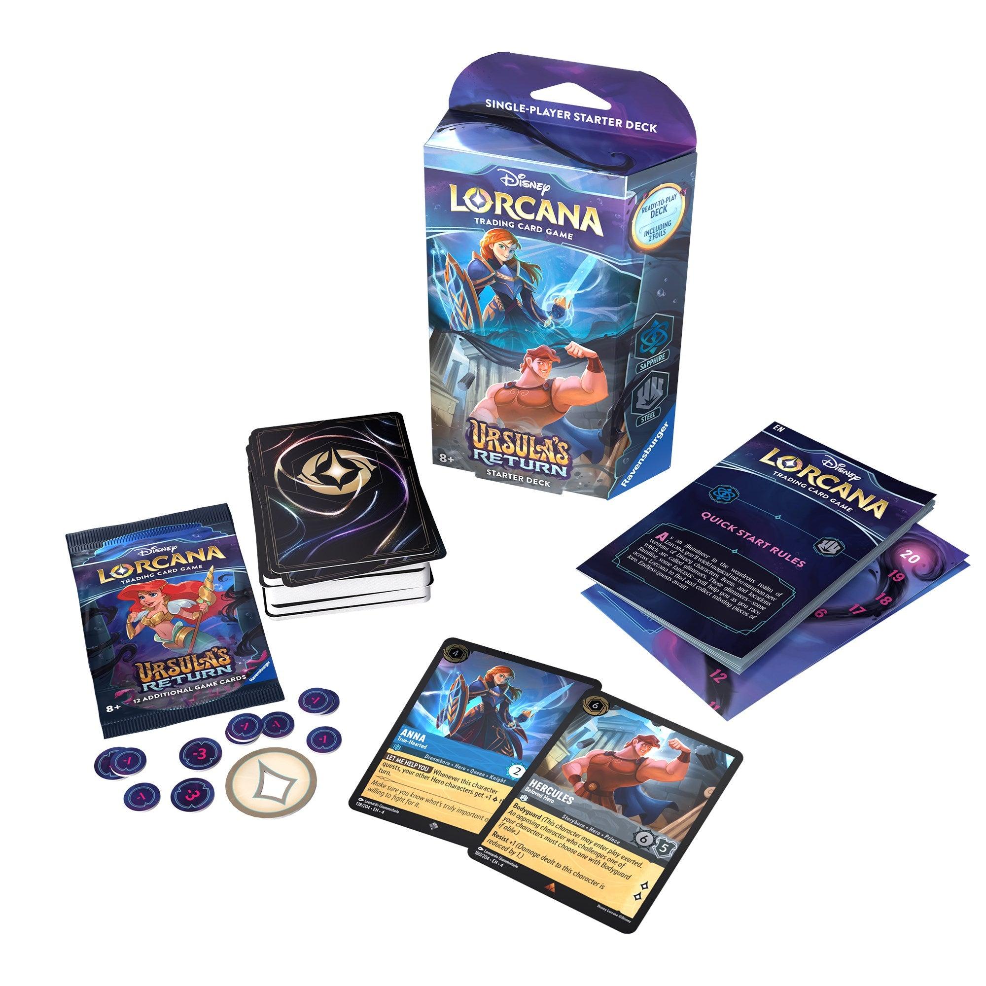 Ursula's Return - Starter Deck (Sapphire & Steel) - Josh's Cards