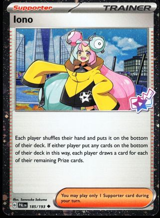 Iono (Cosmo Foil) 185/193 - Miscellaneous Cards & Products Holofoil