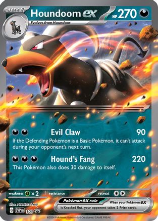 Houndoom ex 103 - SV Scarlet & Violet Promo Cards Holofoil