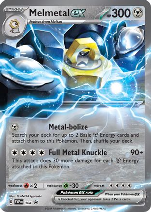 Melmetal ex 104 - SV Scarlet & Violet Promo Cards Holofoil