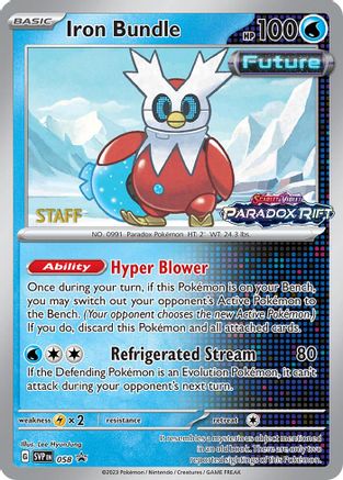 Iron Bundle 058 - SV Scarlet & Violet Promo Cards - Holofoil