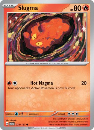 Slugma 028/167 - SV06 Twilight Masquerade Reverse Holofoil