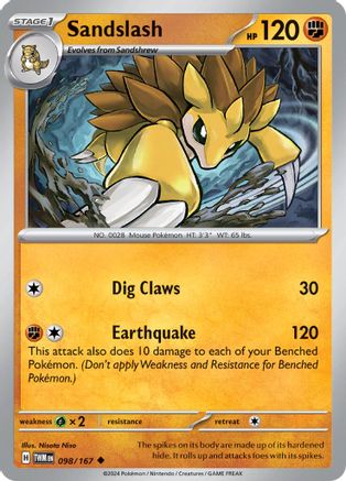 Sandslash 098/167 - SV06 Twilight Masquerade