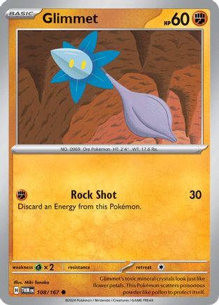 Glimmet 108/167 - SV06 Twilight Masquerade Reverse Holofoil