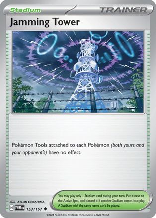 Jamming Tower 153/167 - SV06 Twilight Masquerade Reverse Holofoil